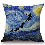 Peter Pan Van Gogh Pillow Case