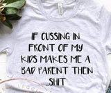 Cussing in front of my Kids Crew Neck